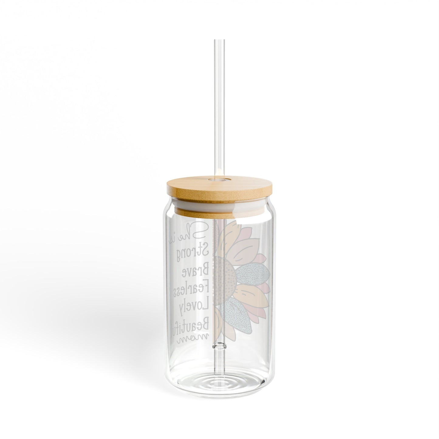Gift for Mom: Hand-Crafted Beautiful Mom Glass Cup