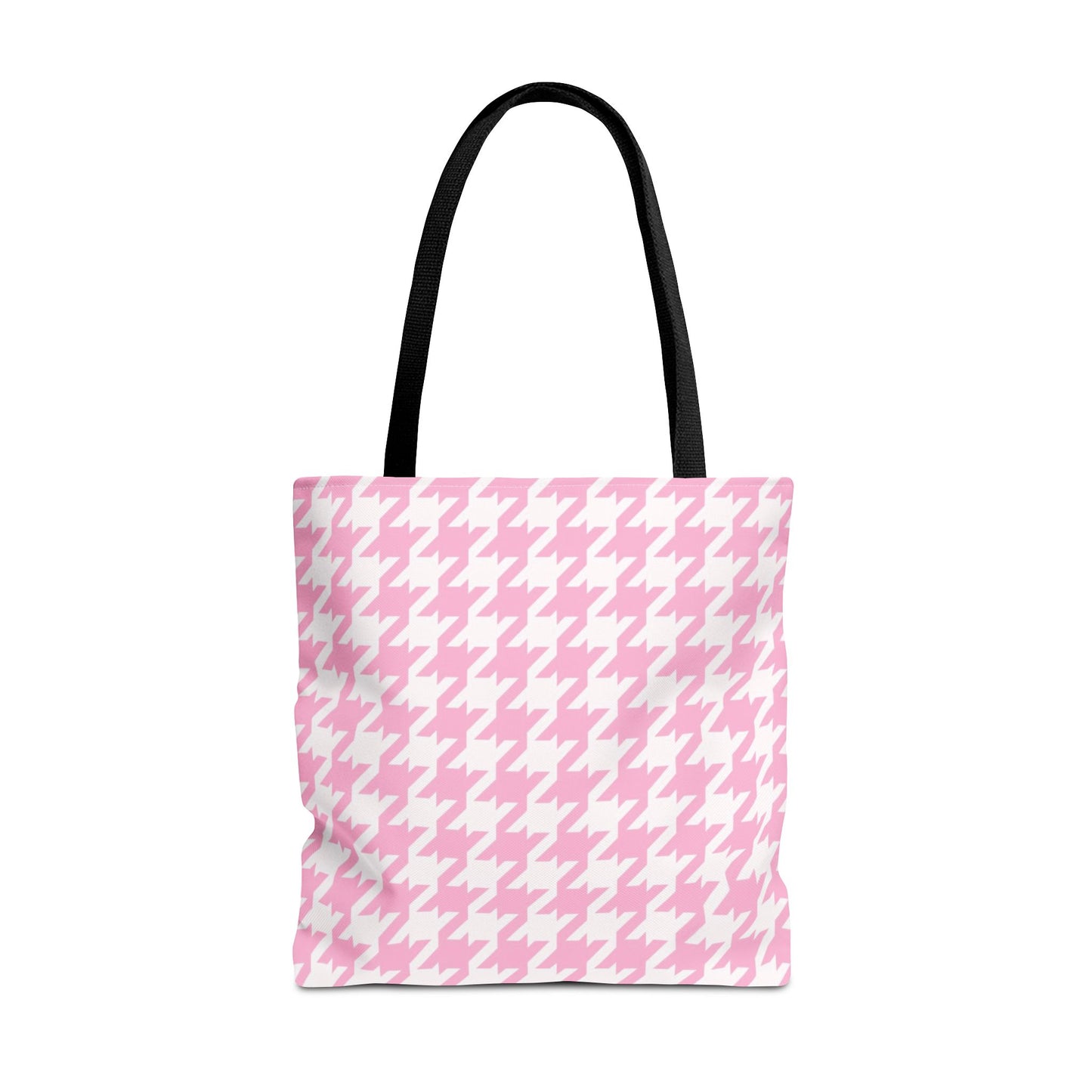 Classic meets Chic: Pink Houndstooth Tote