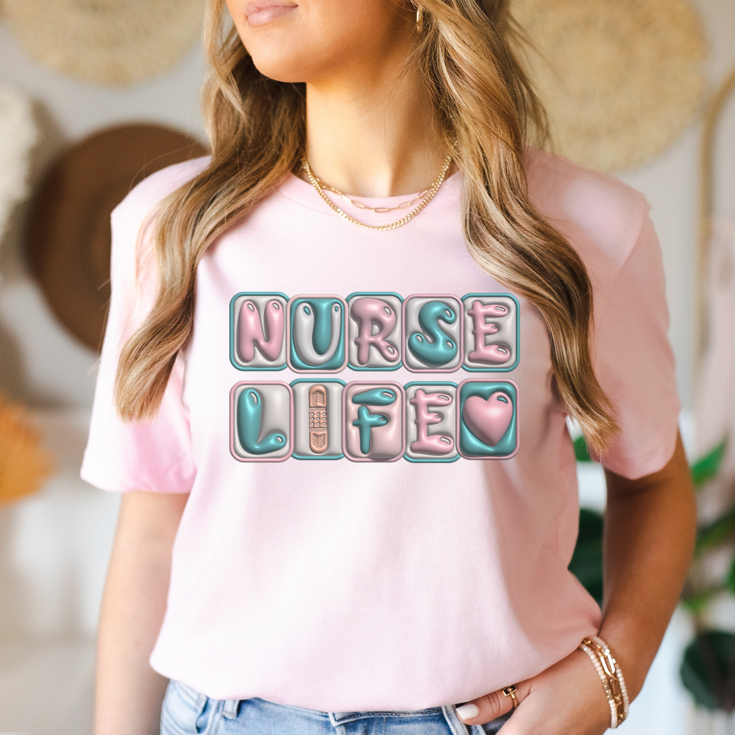 Nurse Life Shirt with Eye-catching Graphic Design