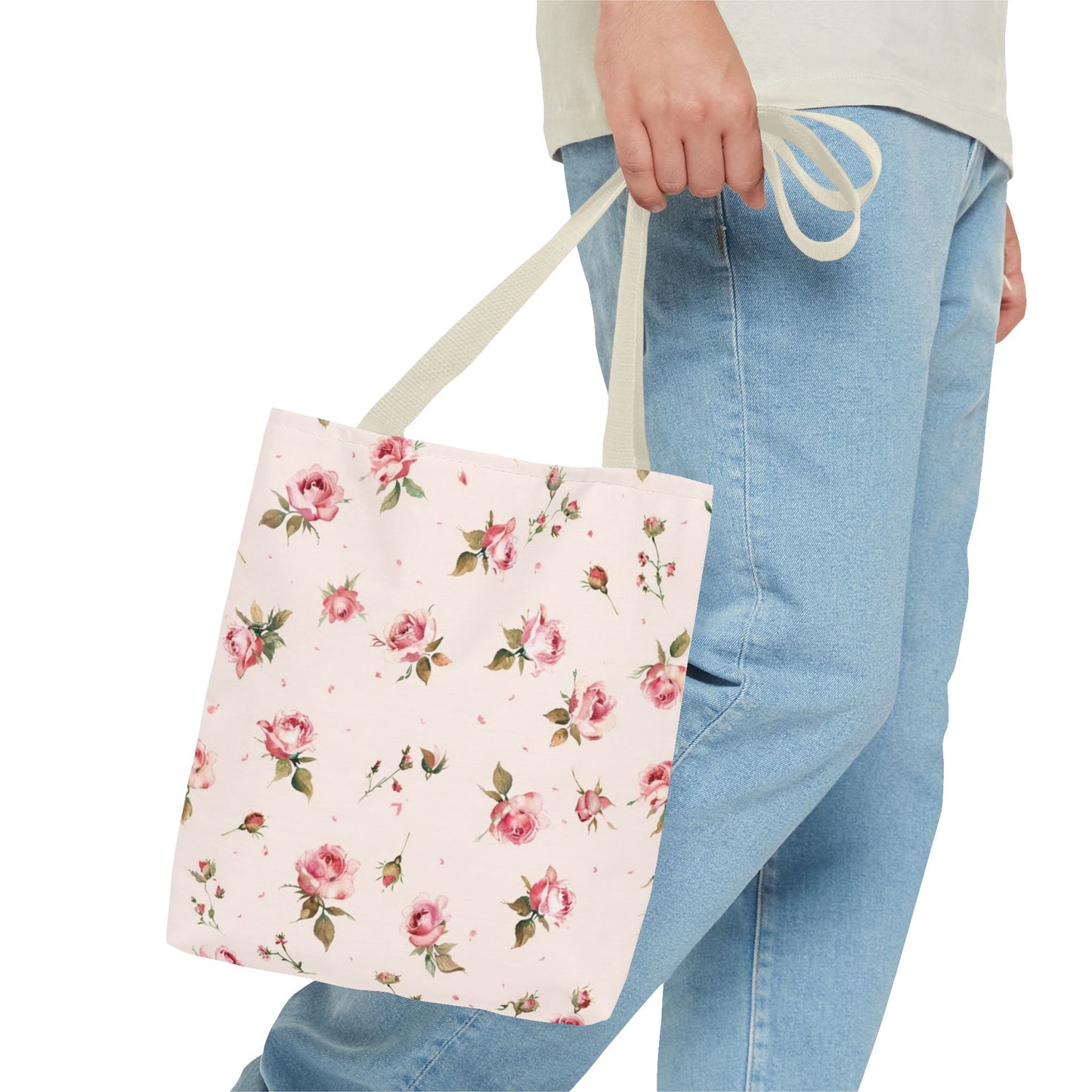 Floral Print Tote Bag - Chic and Durable for Daily Use