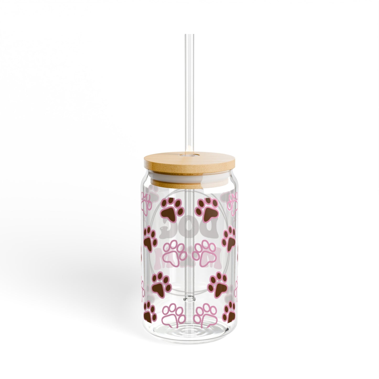 Dog Mom Glass Can Cup - Fun and Functional Dog Parent Gift