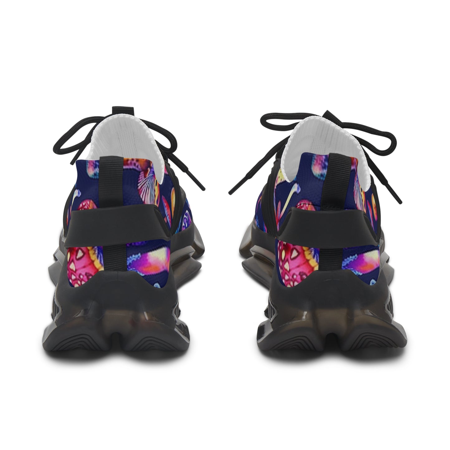 Men's and Women's Neon Mushrooms Sneakers - Funky & Fun Footwear