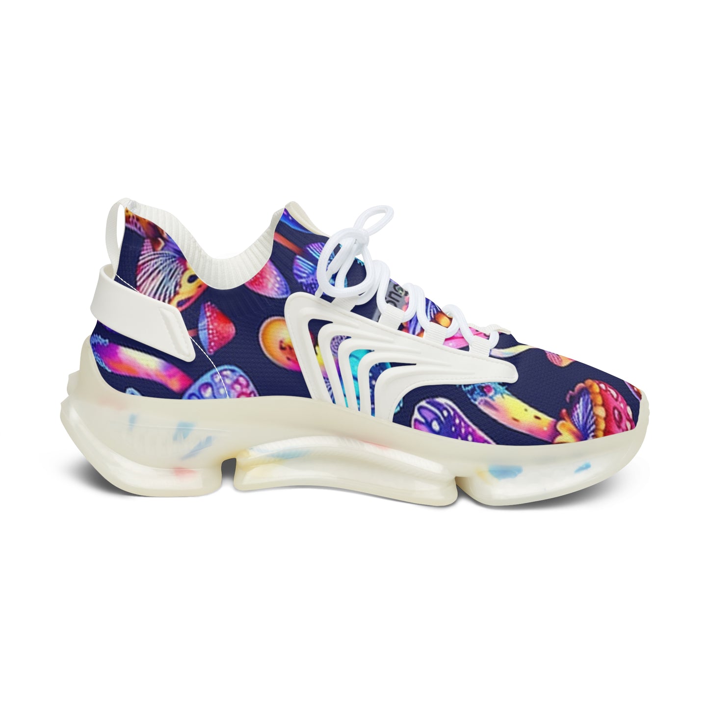 Men's and Women's Neon Mushrooms Sneakers - Funky & Fun Footwear
