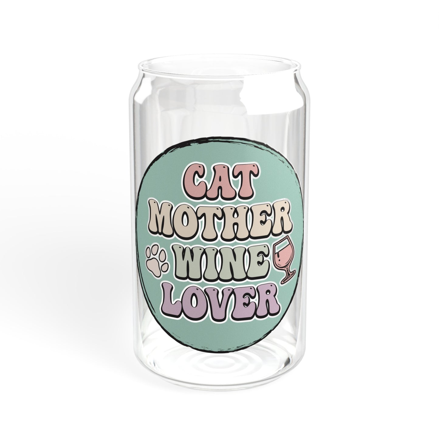 Adorable Cat Mother Wine Lover Glass Cup - Meow-tains your Favorite Beverage