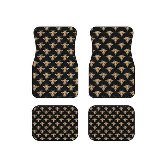 Bumblebee Pattern Car Floor Mat - Premium Quality, Non-Slip - Protect Your Car's Flooring