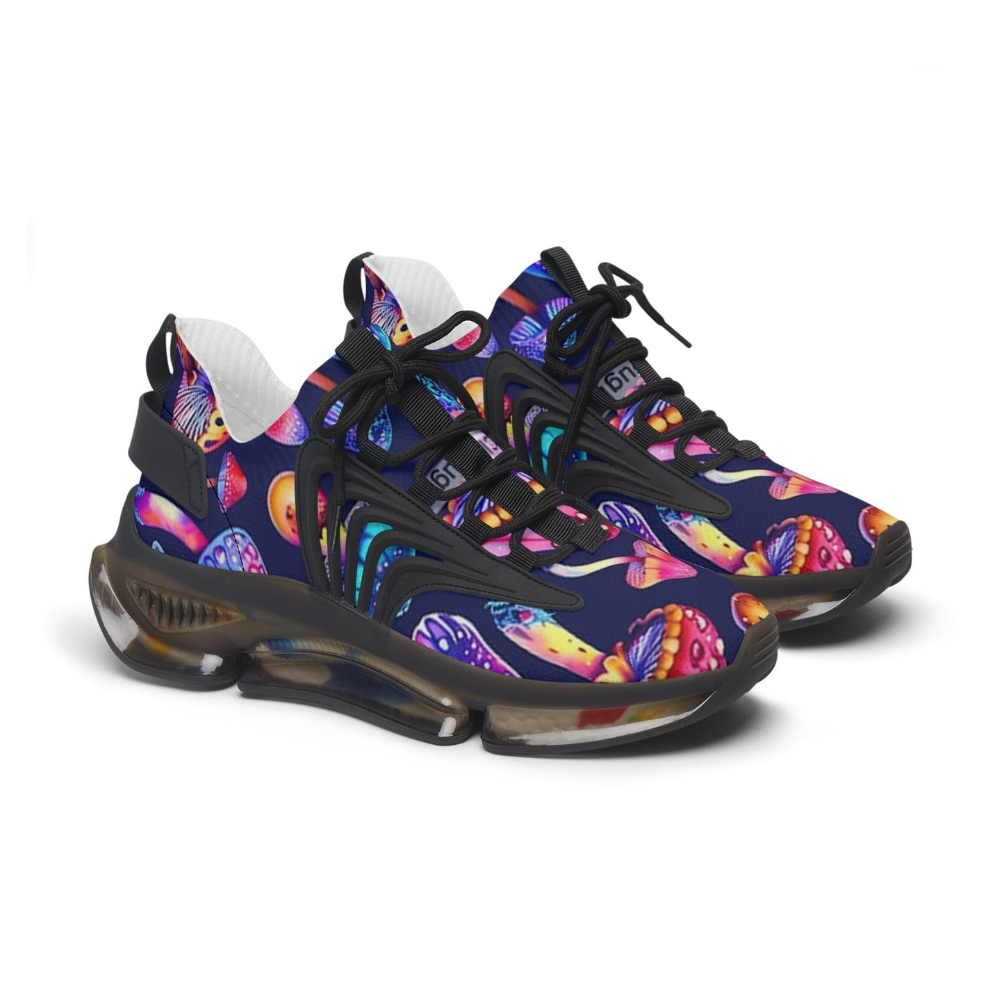 Men's and Women's Neon Mushrooms Sneakers - Funky & Fun Footwear