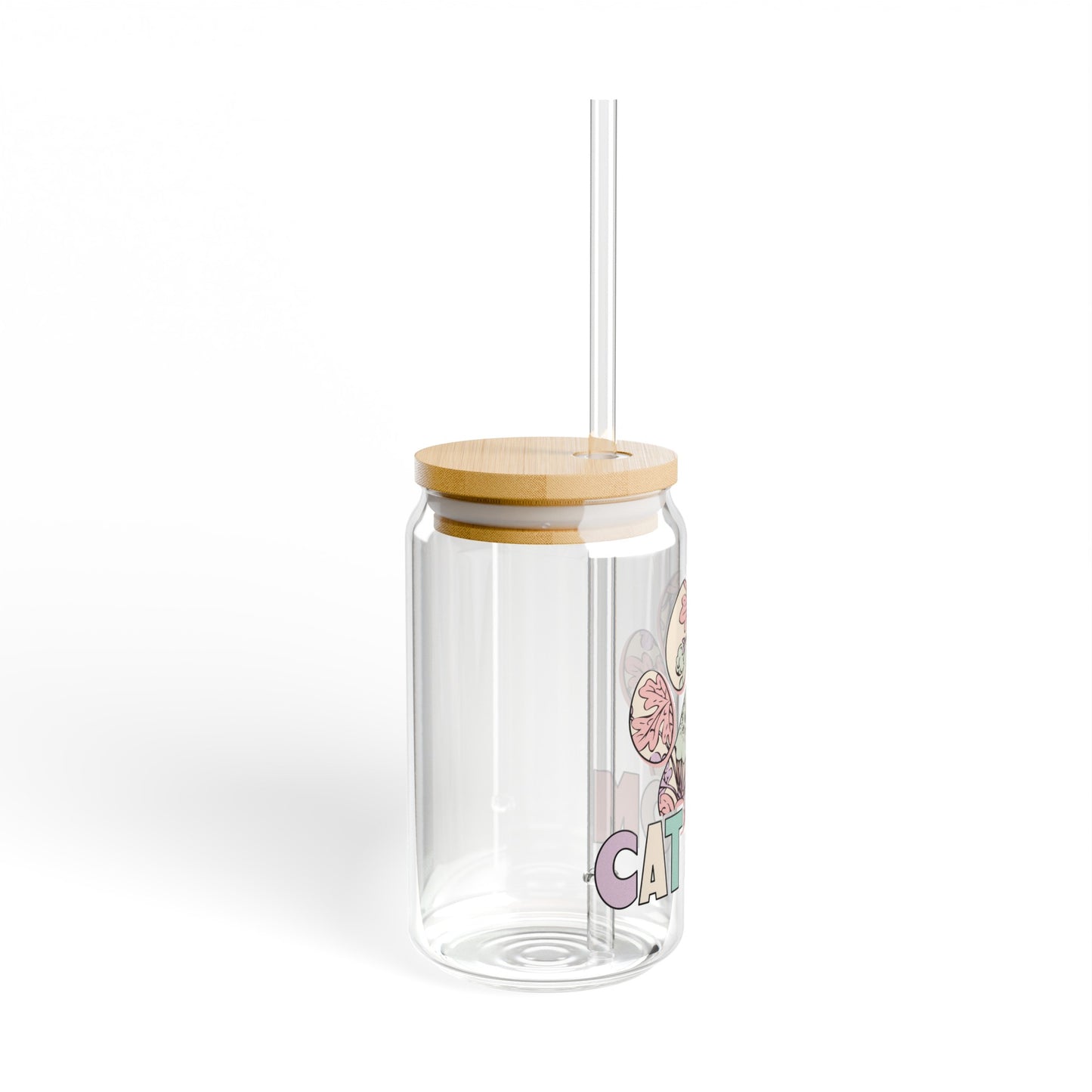 Cat Mom Glass Can Cup - Purrfect for Relaxing with Your Feline Friend