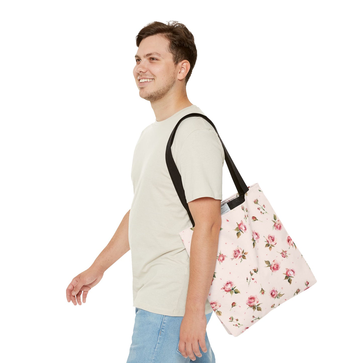 Floral Print Tote Bag - Chic and Durable for Daily Use