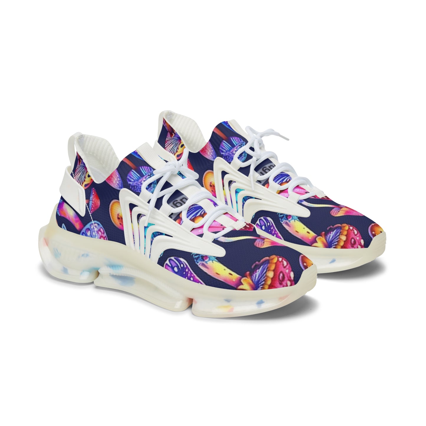 Men's and Women's Neon Mushrooms Sneakers - Funky & Fun Footwear