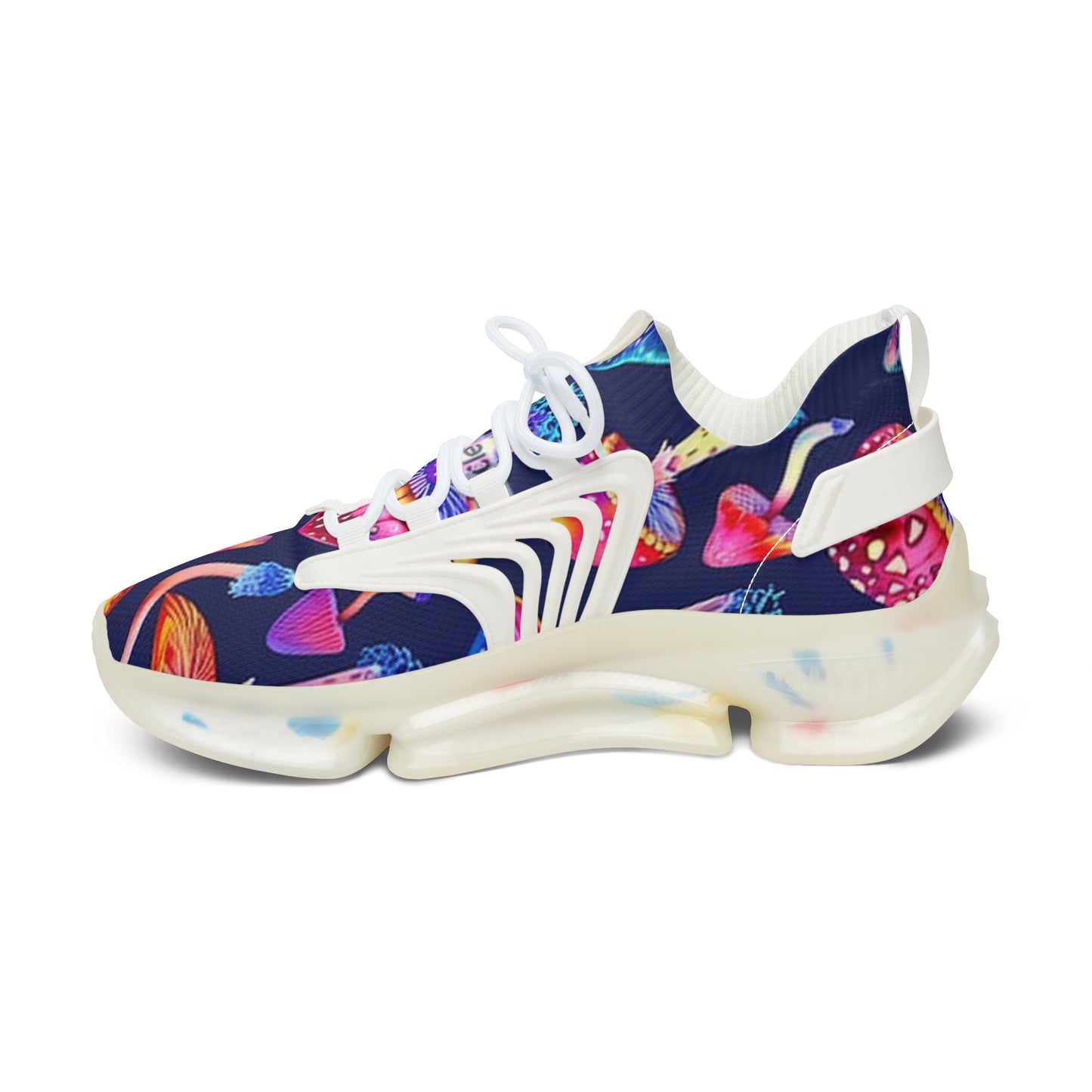 Men's and Women's Neon Mushrooms Sneakers - Funky & Fun Footwear